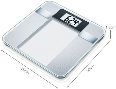 Balanca Digital de Gnostico 12944 Bg 13, Beurer, BG13, Transparente