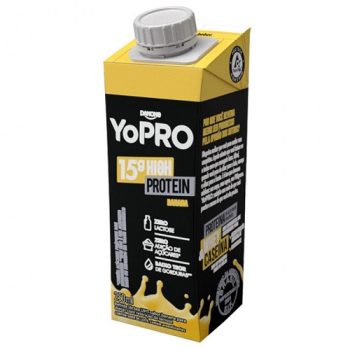 YoPRO Bebida Láctea UHT Banana 15g de proteínas 250ml