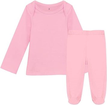 Conjunto Camiseta Manga Longa e Calça Básica, Basicamente, Bebê- Unissex