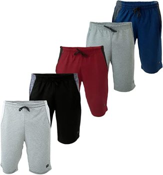 Kit 5 Bermuda Moletom Masculina Original 100% Algodão