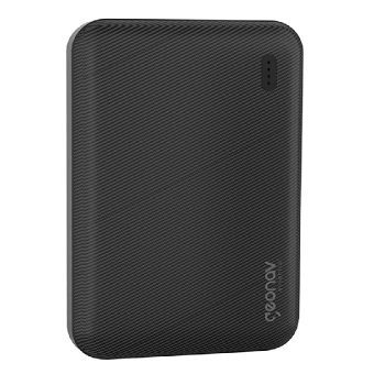 Carregador Portátil Universal 5.000mAh, 2 portas USB, Led Indicador de bateria, Preto, ES5KBK,Geonav