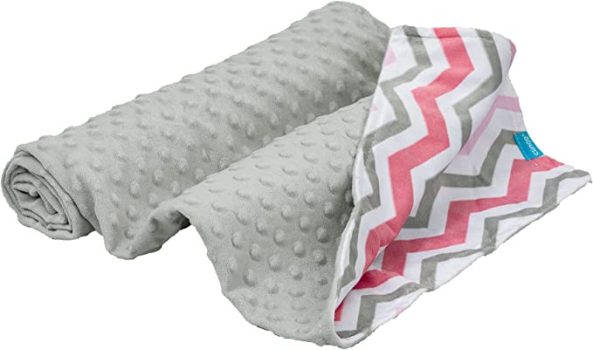 Cobertor Infantil Onda Rosa, Clingo, Rosa