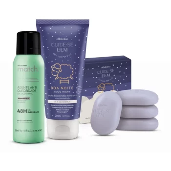 Combo Presente Dia do Amigo: Shampoo á Seco 150ml + Sabonete em Barra 80g + Loção Hidratante Corporal 200ml