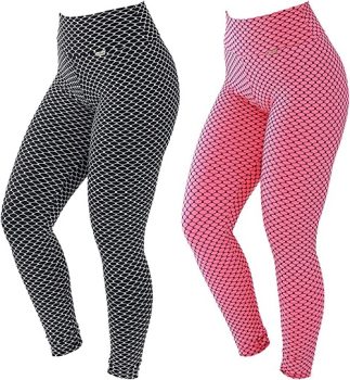 KIT 2 LEGGINGS CINTURA ALTA DIAMANTE EMPINA BUMBUM ZERO TRANSPARÊNCIA