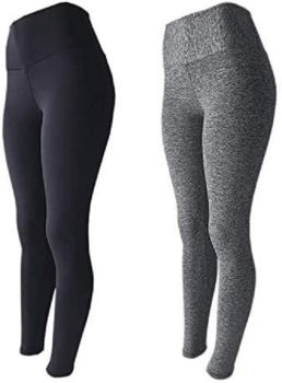 KIT 2 Leggings Fitness Academia Suplex Lisa