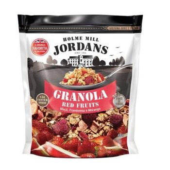 Granola Cereal Red Fruits Maçã, Framboesa e Morango Jordans 400g