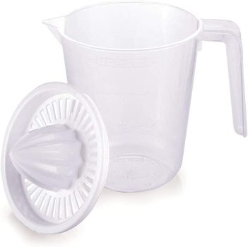 Jarra Graduada com Espremedor 1l, Branco
