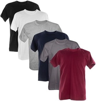 Kit 6 Camisetas Slim Fit Masculinas