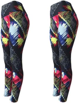KIT 2 Leggings Fitness Suplex Lisa ou Estampada