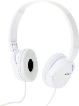 Fone de Ouvido Dobrável, Sony, MDR-ZX110, Branco
