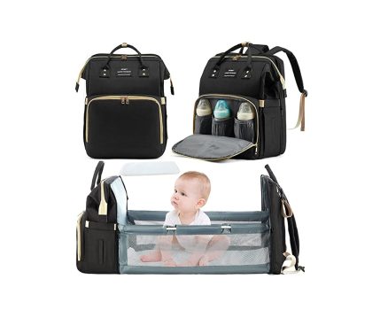 mochila bolsa maternidade termica que vira berco multifuncoes impermeavel