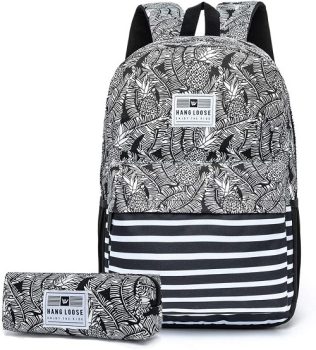 Mochila Hang Loose + Estojo Hang Loose Pellet Moderno Escolar