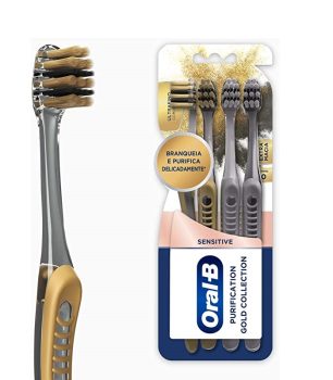 Escova Dental Oral-B Purification Gold Collection – 4 unidades