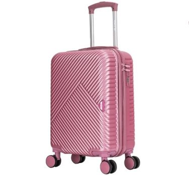 Mala de bordo Shine 20″, ABS, Rosê