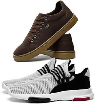 Kit Tênis Caminhada Esporte Sneakers + Sapatenis Skateboard Casual Leve Sapatofran