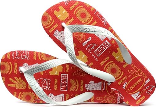 Chinelo Top Marvel Logomania, Havaianas, Adulto Unissex