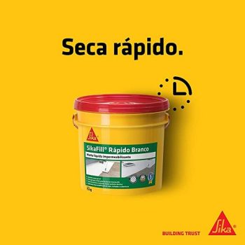 SikaFill Rápido, Borracha Líquida, com microesferas Isolantes, Balde 15 kg, Concreto