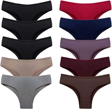 Kit 10 Calcinhas Tangão Algodão Confort