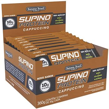Barra de Proteínas Cappuccino Banana Brasil com 12 Unidades de 30G