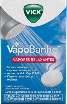 Vapores Relaxantes Vick VapoBanho – 3 unidades