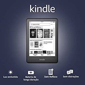 Kindle 10a. geração com bateria de longa duração – Cor Preta