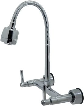 Torneira Misturador Cozinha Gourmet Tubo Flexível Parede