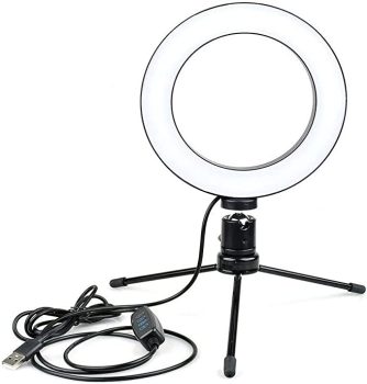 Luz e Iluminador Ring Light 6 Polegadas 36 Led Usb Led Misto Mesa