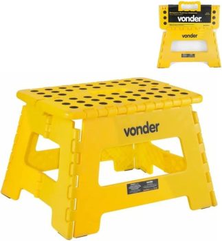 Banqueta Plástica Dobrável