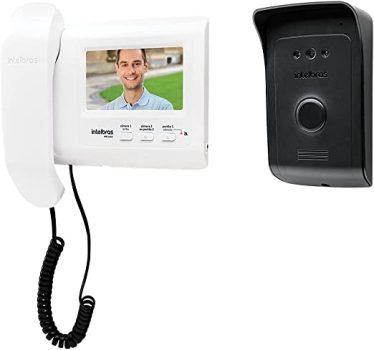 Vídeo Porteiro com Monofone IVR 1010 Branco e Preto Intelbras