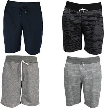 KIT 4 Bermudas Moletom Masculino
