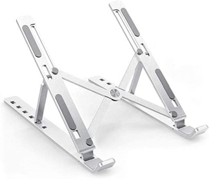 Suporte Para Notebook E MacBook em Alumínio com Altura Ajustável