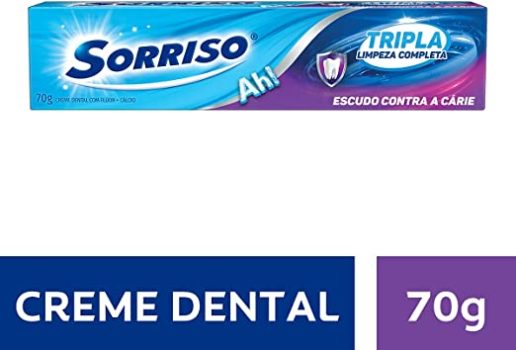 Creme Dental Sorriso Tripla Limpeza Completa 70g