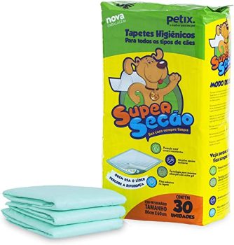 Petix Tapete Higiênico Supersecão para Cães, 30 Unidades