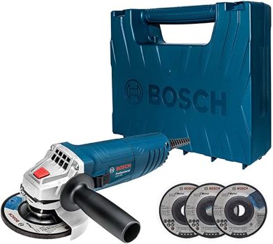 Esmerilhadeira angular Bosch GWS 850 de 4 1/2″ 850W 127V com maleta
