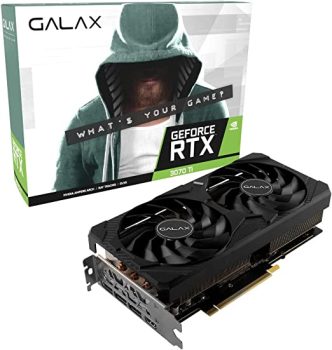 Galax Placa de Vídeo – GeForce RTX 3070 Ti, 1-Click OC, 8GB GDDR6X, 37ISM6MD4COC