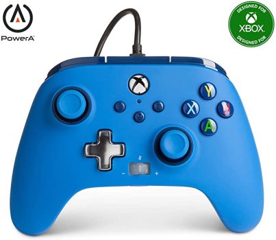 Controle para Xbox PowerA com fio, Xbox Series X|S, Xbox One – Xbox Series X, azul