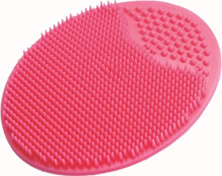 Limpador de Pincéis de Maquiagem em Silicone com Ventosa, 8466, Marco Boni, Rosa, 1 Unidade