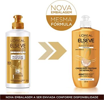 Creme para Pentear L’Oréal Paris Elseve Óleo Extraordinário Cachos, 250ml