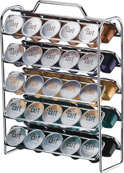 Organizador Para Cápsulas de Café Future Cromado