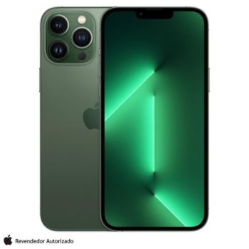 iPhone 13 Pro Max Apple (128GB) Verde Alpino, Tela de 6,7″, 5G e Câmera Tripla de 12 MP