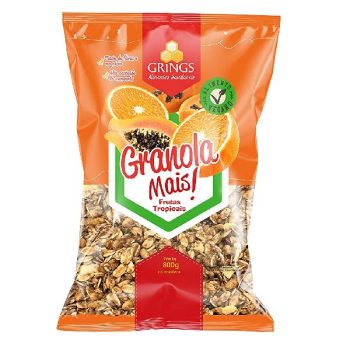 Granola Mais 800g Maça e coco Grings