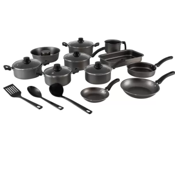 Jogo de Panelas Eirilar Antiaderente de Alumínio – Grafite 14 Peças Especial