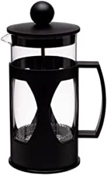 Mimo Style Cafeteira Prensa Francesa, Capacidade Para 350 ml, Com Haste e Alça, Resistente, Suporta Altas e Baixas Temperaturas (-20 °C a 180 °C), Excelente Sistema de Filtragem