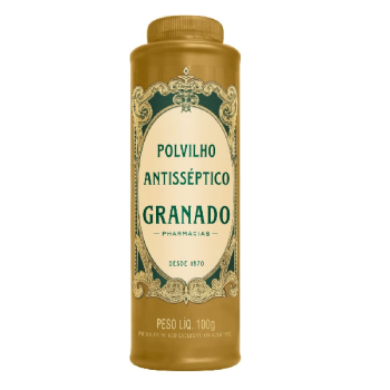 Polvilho Antisséptico Tradicional, Granado, Dourado, 100g