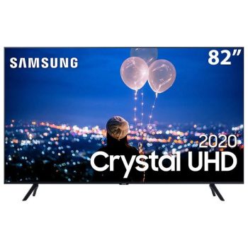 Smart TV LED 82″ UHD 4K Samsung 82TU8000 Crystal UHD, Borda Infinita, Alexa Built In, Visual Livre de Cabos, Modo Ambiente Foto, Controle Único – 2020