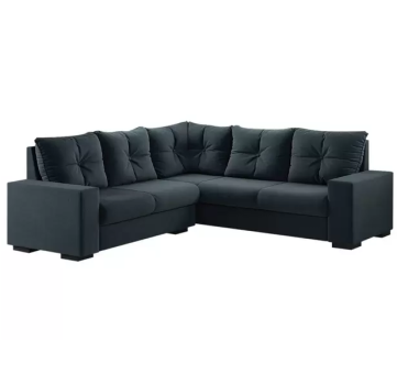 Sofá de Canto 5 Lugares Velveteen – Spazio Viero Móveis