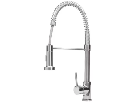 Torneira para Cozinha Gourmet de Mesa com Mola – Monocomando Cromado Nell AM-01