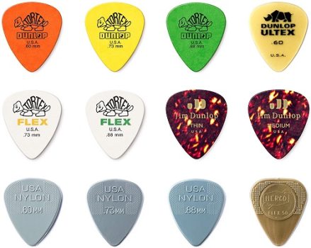 Jim Dunlop Palhetas de guitarra acústica (PVP112)