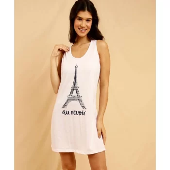 Camisola Feminina Nadador Estampa Torre Eiffel Marisa