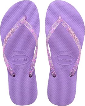 Chinelo Havaianas Slim Logo Metallic feminino